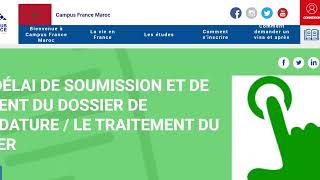 Campus France 2023  Paiement et soumission de dossier  Dernier délais [upl. by Abie]