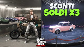 SCONTI E SOLDI TRIPLI SU GTA ONLINE AGGIORNAMENTO SETTIMANALE [upl. by Kandace718]