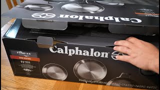 I Absolutely LOVE This Cookware Calphalon Premier Space Saving Cookware Review [upl. by Yuzik]