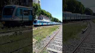 Cabina Liniers Central y tren hacia Est Villa Luro FCDFS 11112024liniers railway train [upl. by Fu]