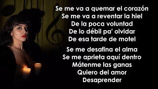 Mon Laferte  Se Me Va A Quemar El Corazón LetraLyrics [upl. by Koa420]