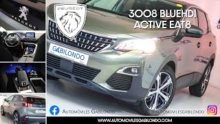 Peugeot 3008 BlueHDI Active EAT8 RESERVADO [upl. by Seumas]