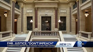 Former Wisconsin Supreme Court justice advises against impeaching Justice Protasiewicz [upl. by Amersham]