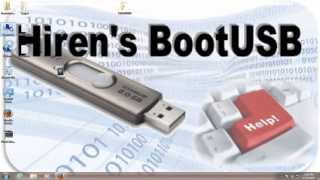 How to run Hirens BootCD from a USB Flash Drive [upl. by Fredenburg326]