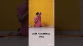 Easy Yoga Gomukhasana Yoga shoulder mobility viralshorts [upl. by Vincents19]