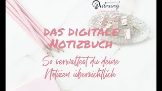 OneNote  das digitale Notizbuch wenn es einfach gehen soll [upl. by Anilet]