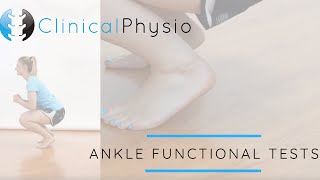 Ankle Functional Assessment  Clinical Physio [upl. by Klinges]