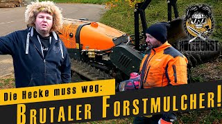 Fortstmulcher in Aktion  Holzkunst Scholz [upl. by Fiorenza]