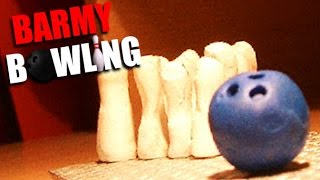 Barmy Bowling Stop motion [upl. by Onifur]