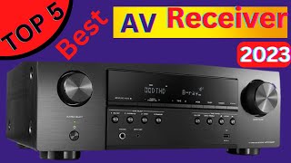 top 5 best av receiver in 2023 with dolby atmos 2023 [upl. by Toddie78]