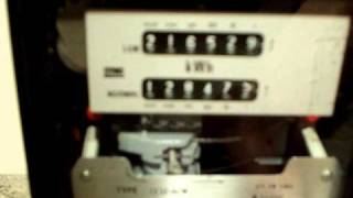 Electricity Meter GEC Measurements E43B R  M  3ph CT [upl. by Atnamas620]