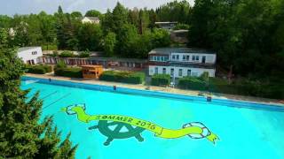 Freibad Bernsdorf in Chemnitz 2016 [upl. by Ayortal]