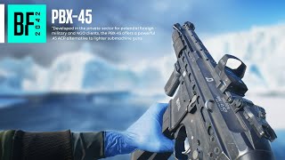 PBX45 Like UMP45 Showcase on Battlefield 2042 Conquest Gameplay Weapon w Attachment [upl. by Sabelle643]