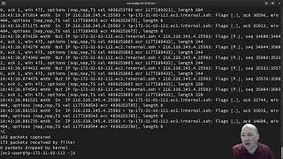 Linux Command Line AWS CLI and tcpdump [upl. by Diraj]