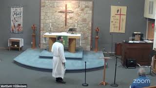 Advent Lutheran Church of Richboro Pa Sunday Service 10624 [upl. by Dallman]