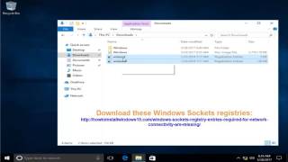 How To Fix Windows Sockets Registry Entries Required For Network Connectivity Are Missing on Windows [upl. by Nichol]