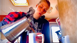 Camp coffee using Walmart Percolator Coffee maker instructions  How [upl. by Ramses]