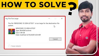 File Too Large For the Destination File System How To Fix Hindi [upl. by Carmena347]