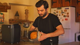 Village Breakfast Baking Bread and Making Tea in a WoodBurning Samovar [upl. by Enair]