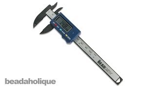 How to Use BeadSmiths Digital Caliper [upl. by Oetam]