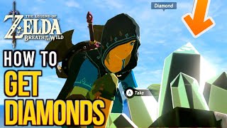 Zelda Breath of the Wild How to Get Diamonds FAST  Luminous Stone Gathering [upl. by Drake]