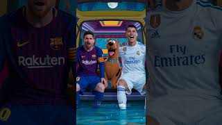 Messi Ronaldo amp Scooby Doo 🐕 [upl. by Strephon]