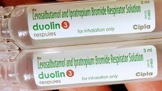 Duolin 3 repsule for inhalation only  uses Doses sideeffects [upl. by Margery]