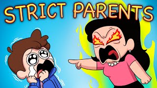 Growing up with STRICT PARENTS [upl. by Xylina]