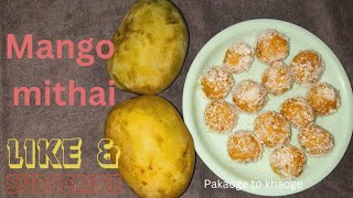 Mango delight  Mango sweet  Mango mithai Mango sweet recipes  Mango dessert recipes [upl. by Elyr]