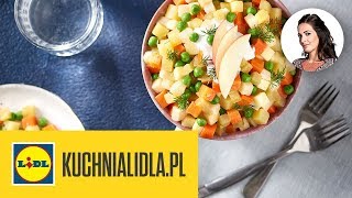 WEGAŃSKA SAŁATKA JARZYNOWA 🍲  Kinga Paruzel amp Kuchnia Lidla [upl. by Argile]