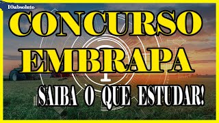 Concurso Embrapa 2024  SAIBA O QUE PODE CAIR NA PROVA [upl. by Alodee509]