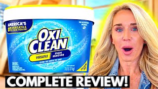 OxiClean Versatile Stain Remover Powder Full Review [upl. by Sidwell]