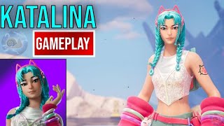 New Katalina Skin Gameplay Fortnite [upl. by Grimona]