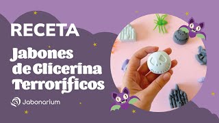 Cómo hacer Mini Jabones de Halloween 🎃 de Glicerina 🧼🫧 Molde Hechizos muy fáciles 🎥 Jabonarium [upl. by Annawal99]