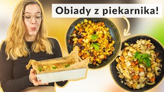 Proste i tanie OBIADY Z PIEKARNIKA Wegańskie zdrowe przepisy [upl. by Roht]