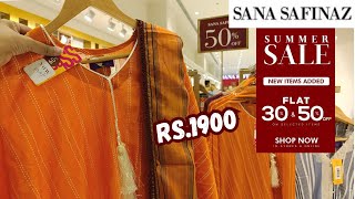 Sana Safinaz Sale 50 OFF ll Sanasafinaz sale 2024🔥🔥 [upl. by Yanrahs]