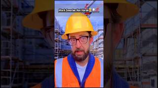 Part 85  work smarter not harde👷💡💯 workers work smart construction job viralvideo shorts [upl. by Lemhaj]