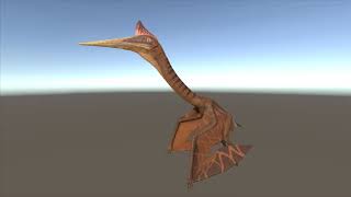 Quetzalcoatlus pterosaur Unity UE4 [upl. by Ebert]