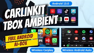 Carlinkit Tbox Ambient Full Android System [upl. by Lerner]