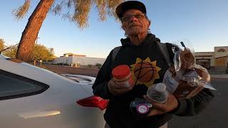 Helping a Couple Homeless Neighbors  Phoenix AZ  111622 [upl. by Ahmad664]