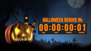 HALLOWEEN🎃 2025 COUNTDOWN LIVE🔴 247 amp How Long Till Halloween 2025 [upl. by Normand]