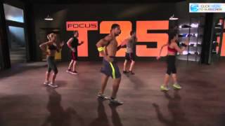 FOCUS T25 Workout  25 MINUTES 5 DAYS A WEEK 100 RESULTS [upl. by Boony131]