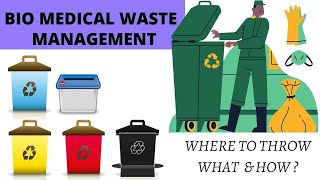 Biomedical waste management BMW Categories Color Coding and Treatment [upl. by Yrolam]