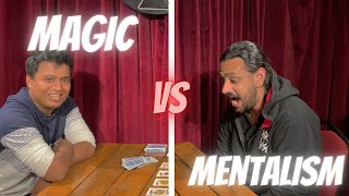 MAGIC vs MENTALISM ft KaranSinghMagic [upl. by Annola]