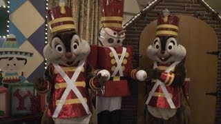 Chip and Dale Christmas Meet amp Greet as Toy Soldiers Disneys Contemporary Resort  Disney World [upl. by Alysia]