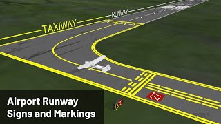 Runway signs and markings  what do they mean for pilots Sportys Private Pilot Training Tips [upl. by Suoivatnod]