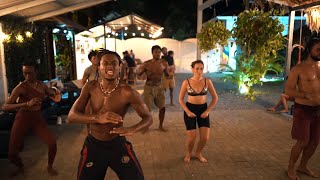 TEACHING A AFROBEATS CLASS IN PUERTO VIEJO WOLABA COSTA RICA [upl. by Yenterb]