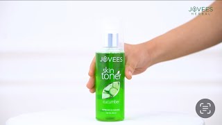 Jovees Hydrating Cucumber Skin Toner  Oily amp Acne Prone Skin [upl. by Eisserc]