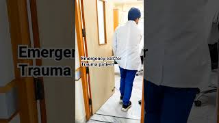 Emergency call for Trauma patient emergency drkaushik neetmotivation neetpg2024 shorts [upl. by Lennard]