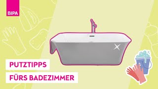 Badezimmer putzen Mit diesen Reinigungs Hacks wird es sauber wie nie [upl. by Phionna240]